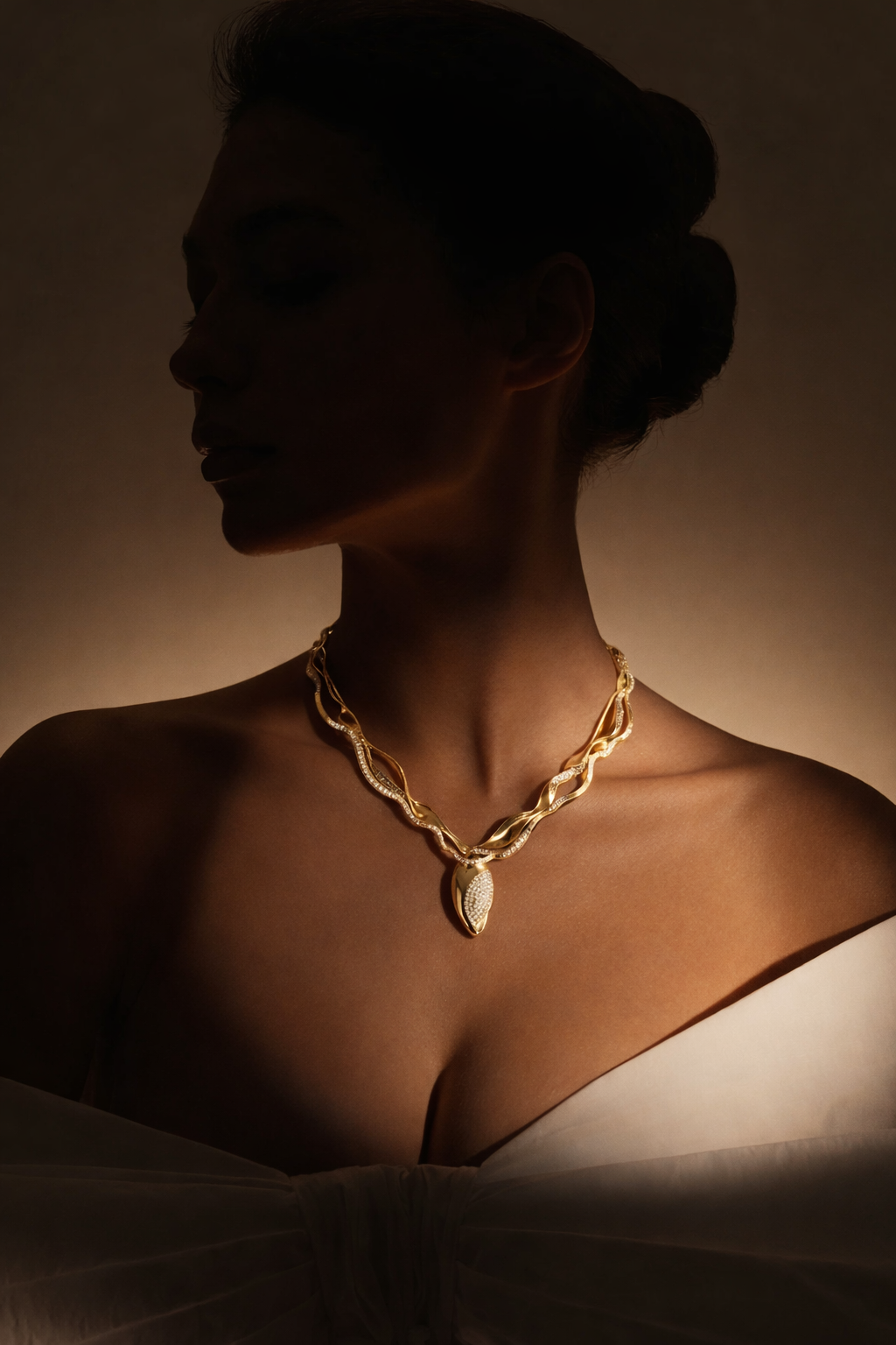 Lumora Freeform Necklace