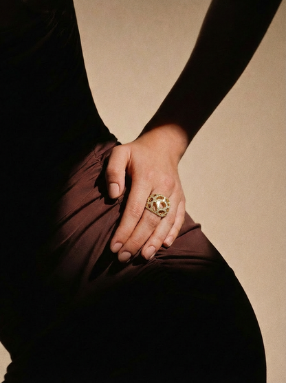 Blingrid Cocktail Studded Ring