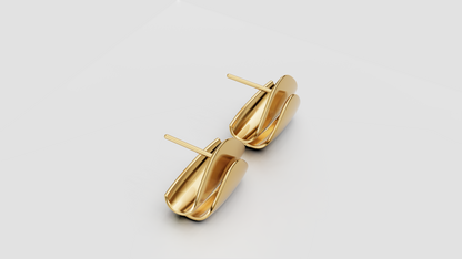 Claspe Minimalist Drop Earring