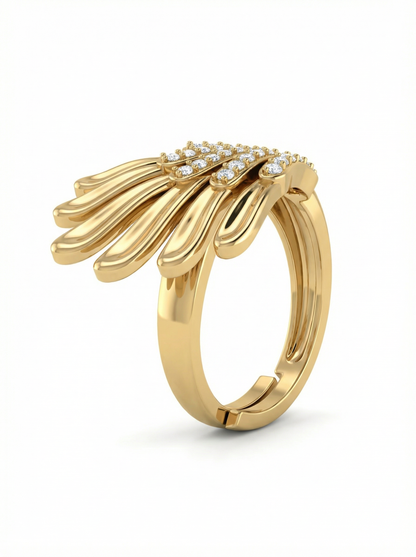 Florin Statement Floral Ring