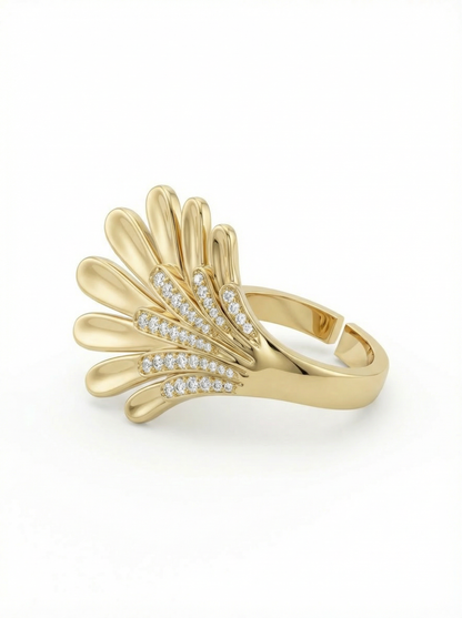 Florin Statement Floral Ring