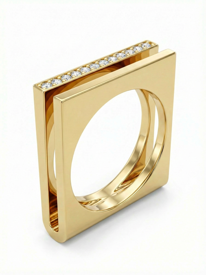 Boxie Geometric Box Ring