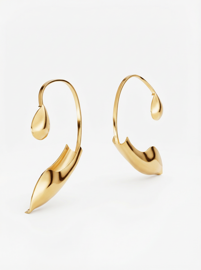 Earbuds - Metallic Earcuff Wrap-around Earring