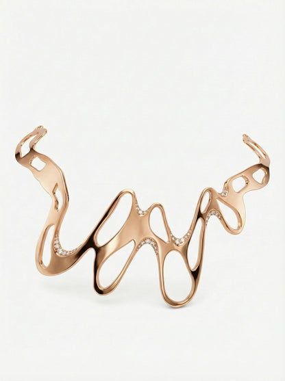 Luna Sculptural Designer Choker
