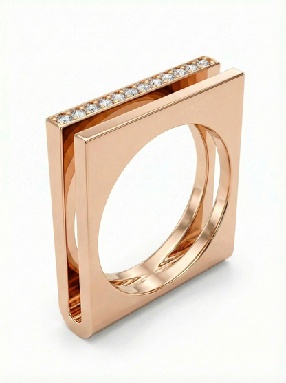Boxie Geometric Box Ring