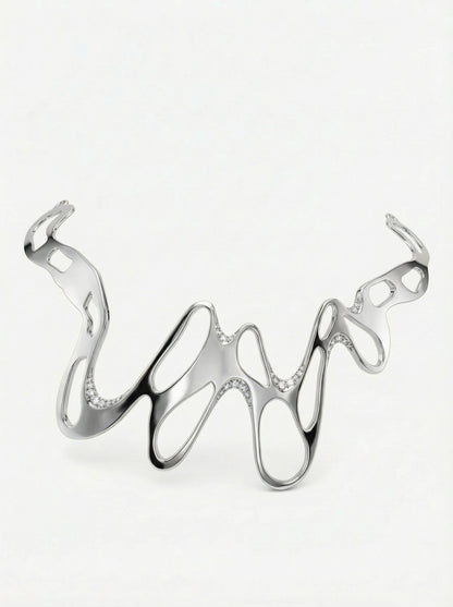 Luna Sculptural Designer Choker