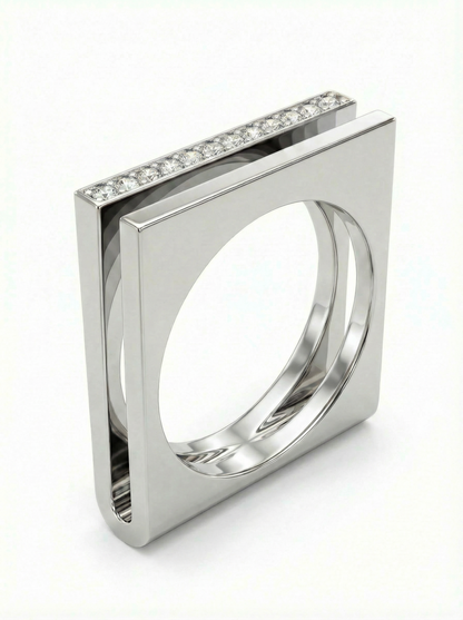 Boxie Geometric Box Ring