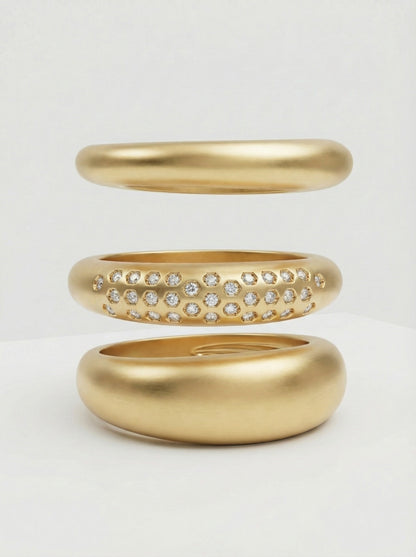 Trivva Triple Stacked Ring Bands