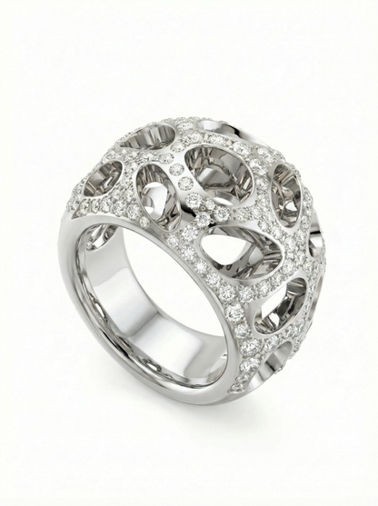 Blingrid Cocktail Studded Ring