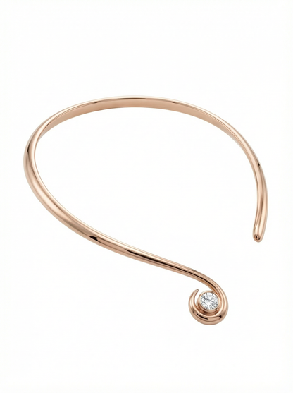 Pulse Contemporary Sterling Silver Necklace