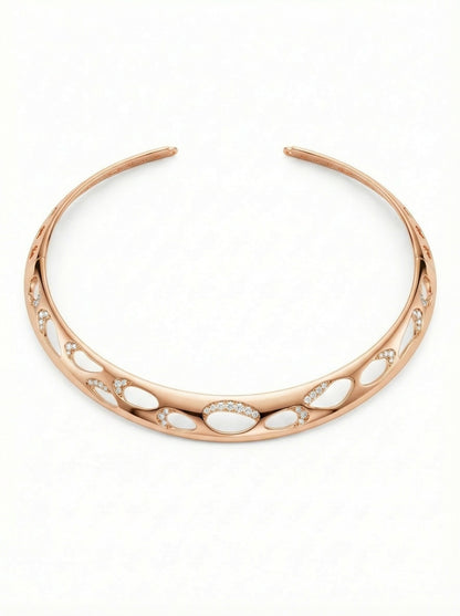 Hollora Abstract Statement Necklace