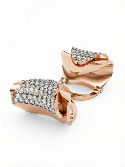Celeste Arc Statement Studded Earcuff