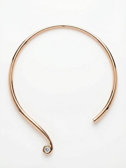 Pulse Contemporary Sterling Silver Necklace