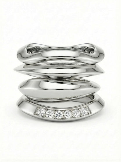 Trinket Designer Stack Ring set
