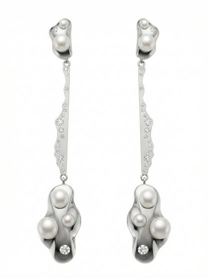 Pearlplexed Luxury Pearl Statement Earring