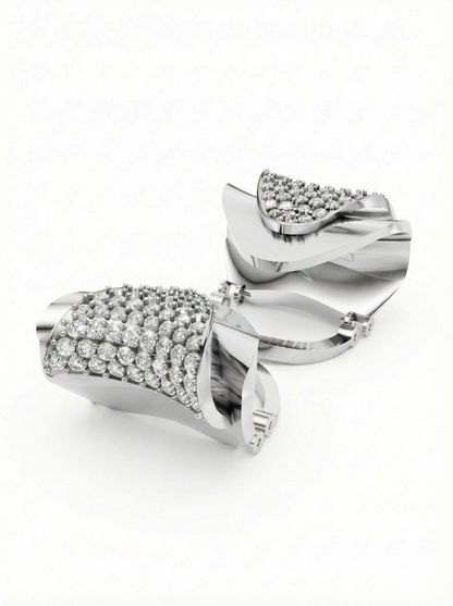 Celeste Arc Statement Studded Earcuff