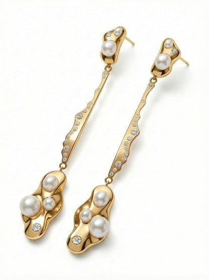 Pearlplexed Luxury Pearl Statement Earring