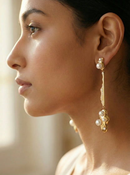 Pearlplexed Luxury Pearl Statement Earring