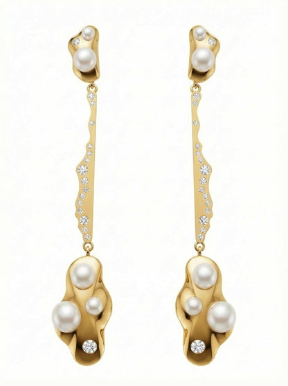 Pearlplexed Luxury Pearl Statement Earring