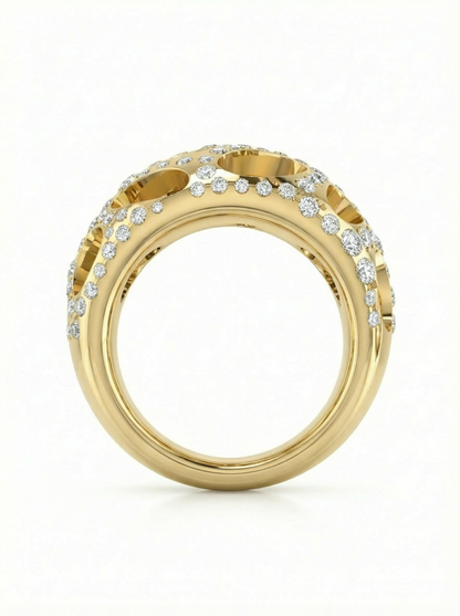 Blingrid Cocktail Studded Ring
