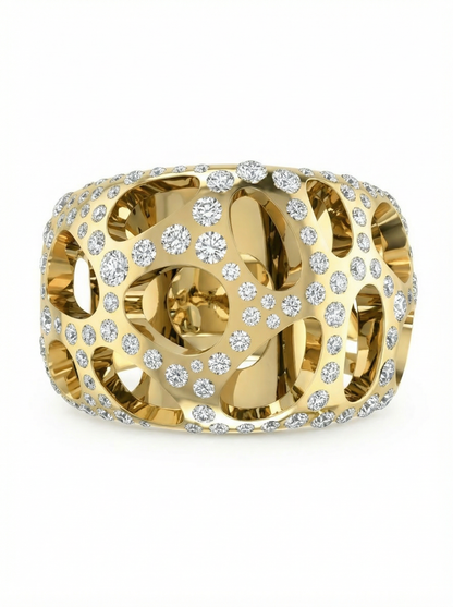 Blingrid Cocktail Studded Ring